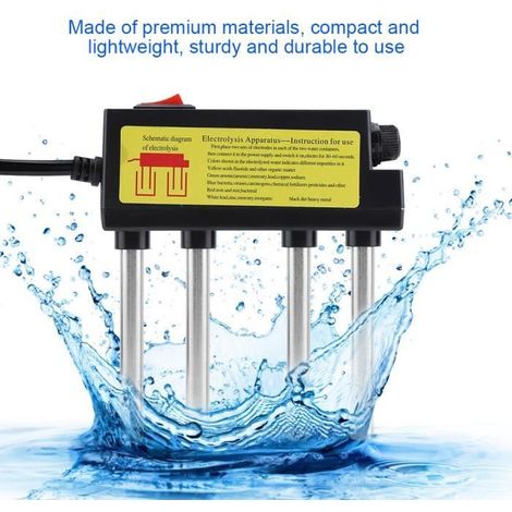 USTENSILES DE MESURE Testeur de qualité de l\'eau portable d\'impuretés moniteur d\'électrolyseur de machine (1/4)