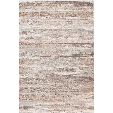 MILAS 2 Tapis en tissu texturé beige - 160x230 cm (1/5)