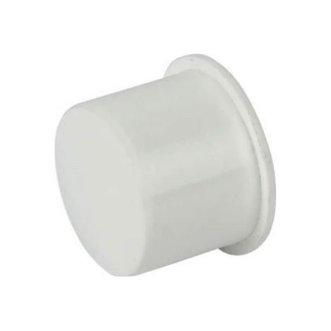 FloPlast Push Fit Waste Socket Plug 40mm White - Pack of 10