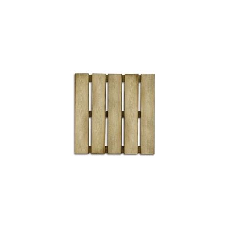 Confezione 4 Pz Mattonella Zigrinata 50X50 7 List. Sp mm 28 Sl Alce