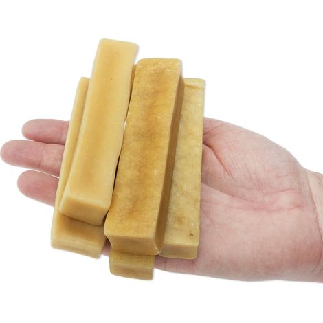 Anneau de dentition Churpi au fromage de l'Himalaya M - 5 pièces. (1/4)