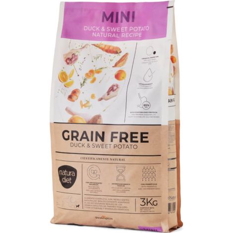 NATURA DIET DOG Wild Instinct Mini sans céréales Canard et patate douce 3 kg (1/2)