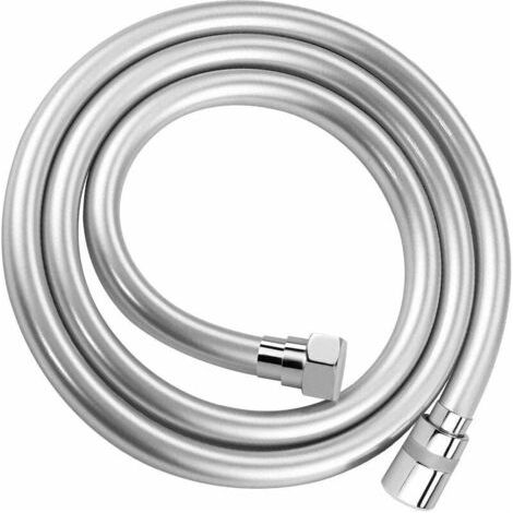 Nazalus-Vente chaude-Flexible Douche 3m en PVC Tuyau douche Avec double protection anti-torsion, tuyau de douche Remplacement Universel, Avec double tête en laiton de qualité supérieure, Anti-torsion (1/5)