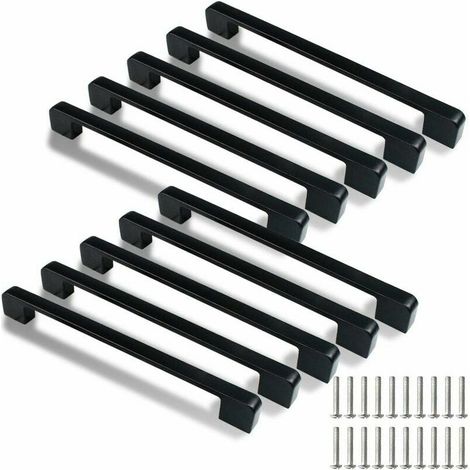 10 Stück 192 mm Küchenschrankgriffe mit Zinklegierungsschrauben, Schrankgriff, Türgriff (1/4)
