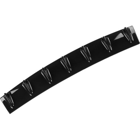 Déflecteur arrière de bouclier universel noir style requin 7 ailettes pour Acura (1/5)