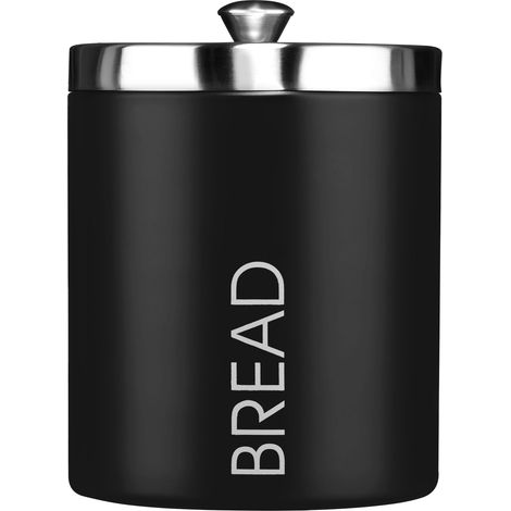 Premier Housewares Black Enamel Bread Bin (1/5)