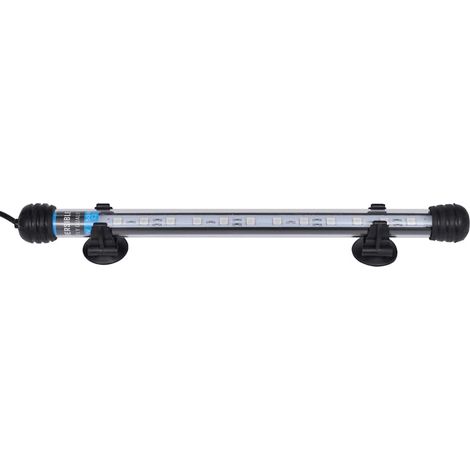 Lampe LED d'Aquarium Étanche IP67 Éclairage Submersible Verre et Caoutchouc Bleu 28,5 cm (1/5)