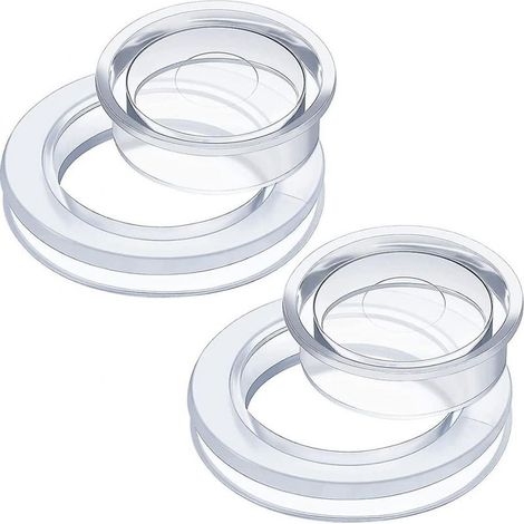 Ensembles d'anneaux et de capuchons pour parasol de table, ensemble de fiches et de capuchons (transparent) (1/5)