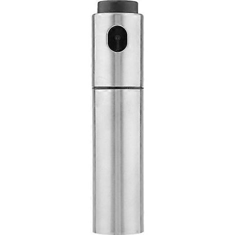 Pompe de pulvérisation portable en acier inoxydable, pulvérisateur d'huile à brume fine, pulvérisateur de vinaigre (argenté)-17.80X4.00X4.00CM