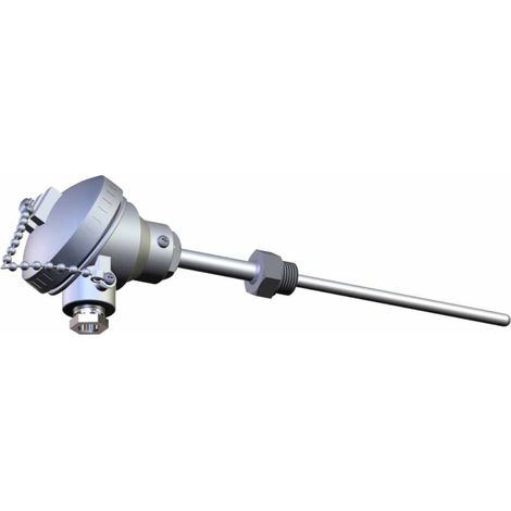 Thermocouple type K Ø 8mm, L 265mm, +800°C max à Tête de connexion ( Prix pour 1 )