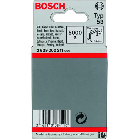 Grapa tipo 53:11,4x0,74mm: 5.000uds (1/3)