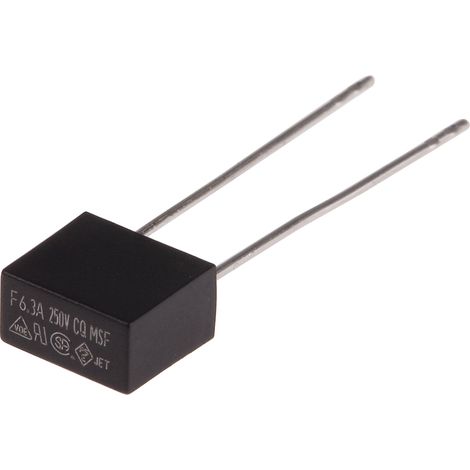 Fusible non réarmable filaire RS PRO, Sortie Radiale, 6.3A 250V