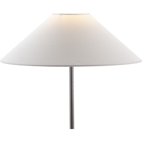 Paravent incliné 50x13x25 coton blanc