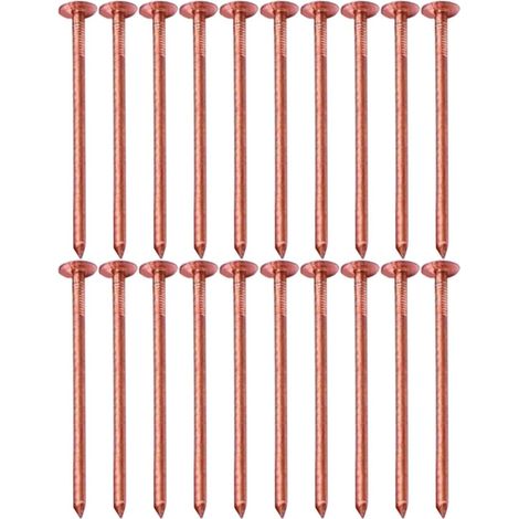 Kupfernägel zur Wurzelentfernung – Profi-Packung – Massives Kupfer – Wurzelentfernung – Gartenarbeit und Außenbereich – 65 mm und 75 mm (1/5)
