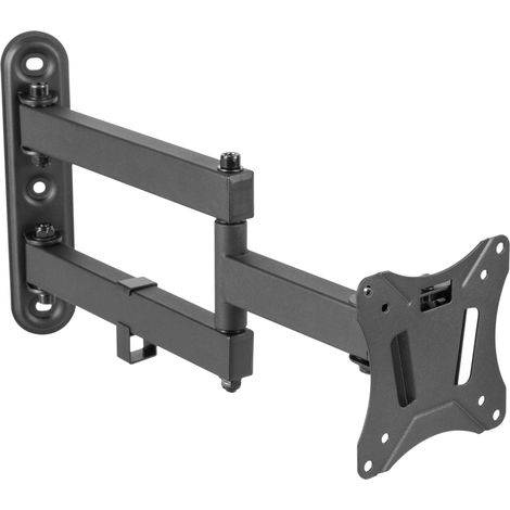 Support Mural Écran PC TV 13 17 19 22 24 27 28 32 34 Pouces VESA 75x75 100x100 Orientable Inclinable Rotatif Universel Fixation Murale TV (1/5)