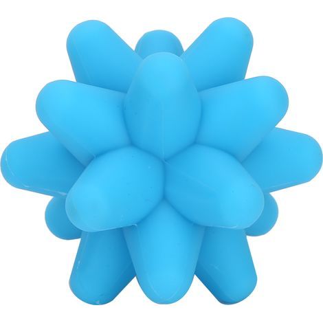 Blue silicone acupuncture massage ball, 2 colors, for muscle relaxation and deep tissue massage. - AquaForge (1/5)