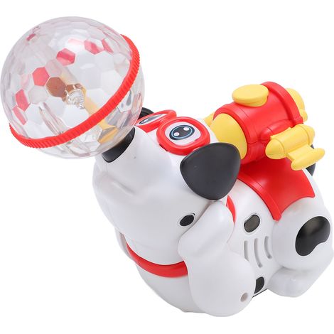 Jouet électrique interactif pour tout-petits, avec fonction de jet rotatif et acrobatique, idéal pour les garçons et les filles. Convient aux chiots de tous âges. (1/5)