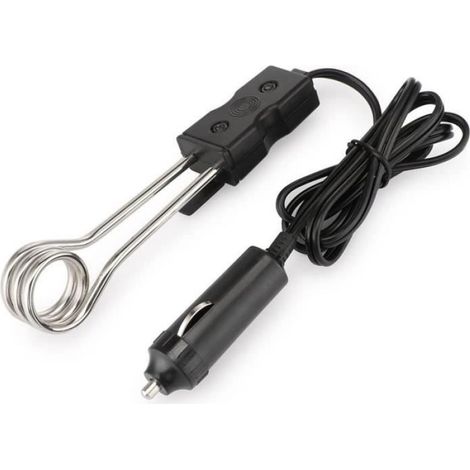 Chauffe-eau de Voiture - Thermoplongeur - Noir - ABS, cuivre - 13.8 2.6 2.7cm (1/3)