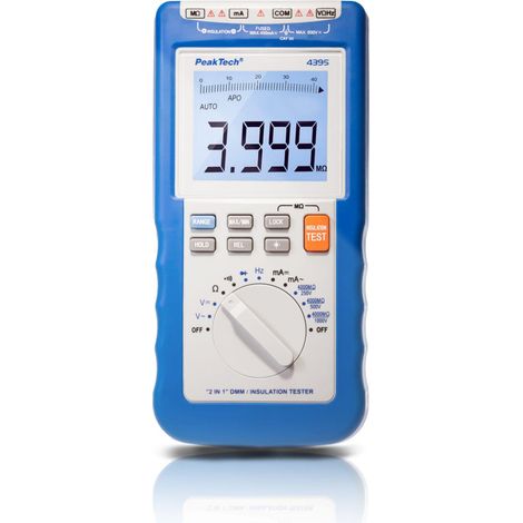 Multimetro PeakTech 4395 tester isolamento 250V 1000V