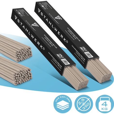STAHLWERK 2 elettrodi a barra AWS E6013RR con rivestimento rutilico spesso 2,5 x 350 mm 2 kg (1/5)