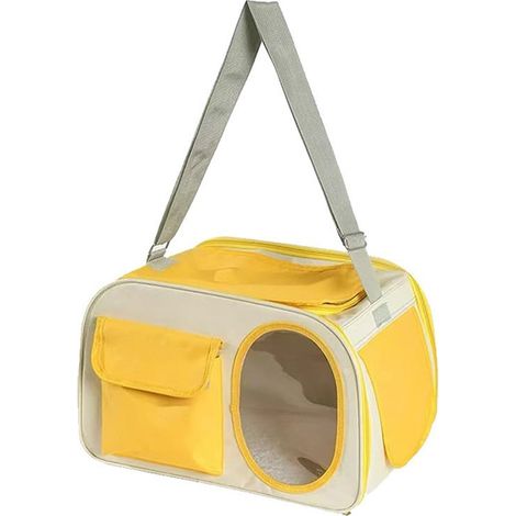 Sac à dos de transport portable pour chats et chiens, voyage respirant style main (1/5)