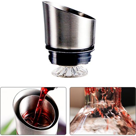 Carafe à vin rouge en verre, distributeur de vin domestique, carafe à glace-AquaForge (1/5)