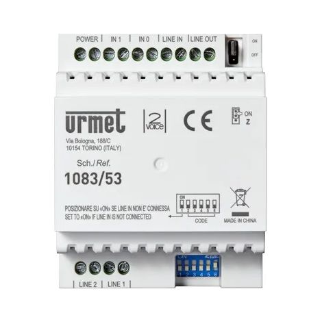 Interfaccia di colonna Urmet 1083/53 sostisuisce urmet 1083/50