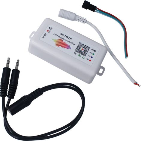 Kit Music Controller Centrlina Bluetooth Per Striscia Led Dinamica SPI Magic Color RGB IC WS2811 WS2812B WS2815 WS2801 SP107E (1/3)