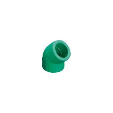 Codo 45º PPR Hakan Plastik Aquasystem - GEORGE FISCHER Diámetro: Ø20 mm