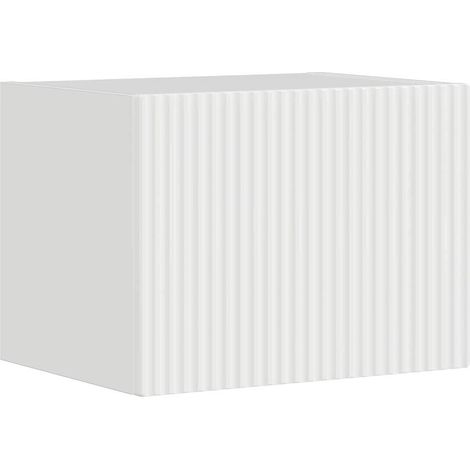 TV Wall Cabinet Gloss White 39 x 31 x 29.5 cm Engineered Wood vidaXL