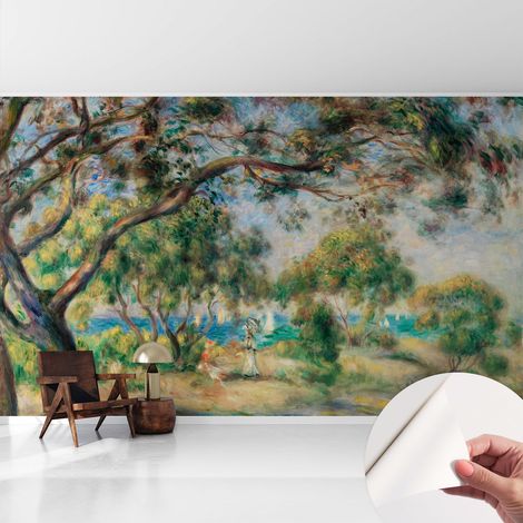 Papier peint autocollant adhésif avec imprimé motifs uniques apparence moderne Paysage balnéaire 416x254 cm (1/5)