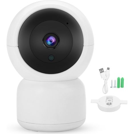Caméra de surveillance bébé Tuya HD avec vision nocturne et alarme de pleurs, caméra sans fil pour la maison 308 (1/5)