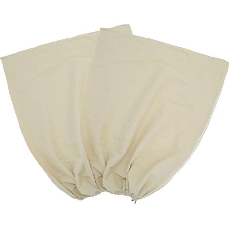 Lot De 2 Housses De Protection Hivernales en Toile De Jute pour Plantes D'Extérieur Protection Contre Le Froid Et La Pluie Beige (1/5)
