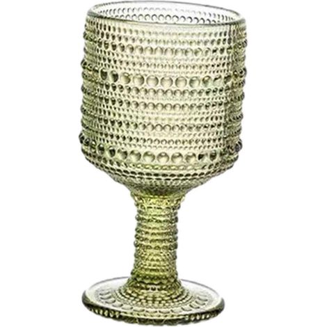 Weinglas, Kelch, Trinkbecher, Vintage, wiederverwendbar, stilvoller französischer Champagnerbecher, Wasserbecher für Bar, Hochzeit, Einweihung-Green (1/5)