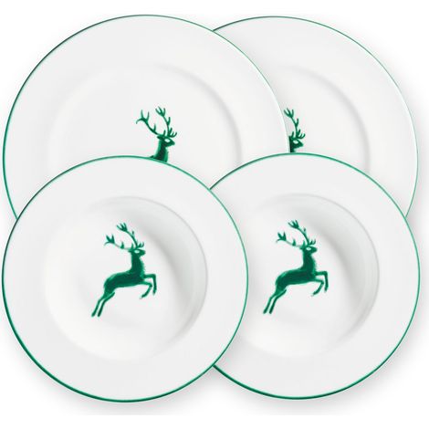 Gmundner Keramik Grüner Hirsch, Dinner für 2 Gourmet