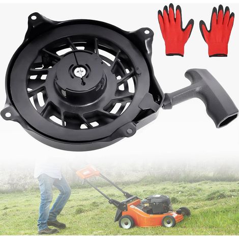 497680 Lanceur Compatible Briggs & Stratton, Oregon 31-068 Rotary 12368 Démarreur à Recul de Rechange pour Tondeuses et Petits Moteurs, Remplace Briggs & Stratton 497680, Installation Simple (1/5)