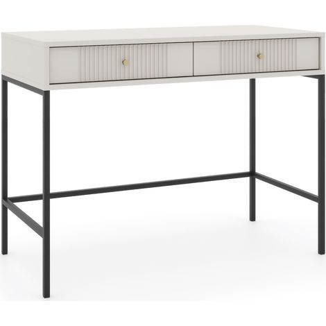 Meuble vasque, Chêne Craft, 60 × 57 × 46 cm, poignée argentée + Plan de travail (1/5)