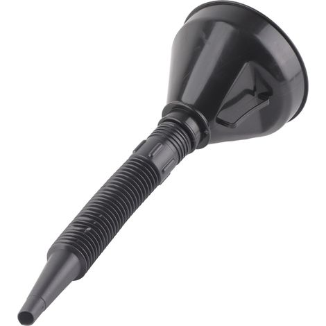 Entonnoir en plastique pour voiture, goulotte de réservoir d'essence pour moto, entonnoir avec filtre à buse amovible, outil d'urgence (1/5)