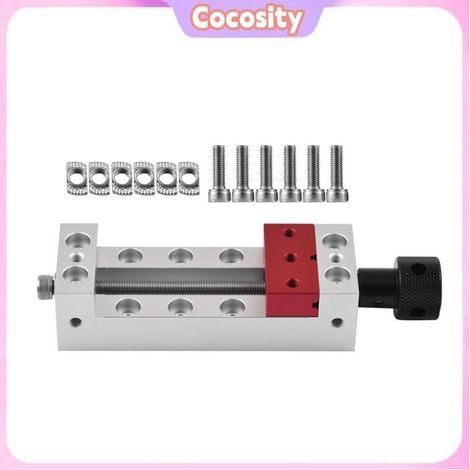 Étau de perceuse compact - COCOSITY - Modèle compact - Serrage ≤65 mm - Aluminium & acier - Pour bijouterie et horlogerie (1/4)