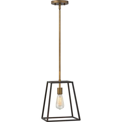 Elstead Fulton - Sospensione a soffitto a 1 luce Bronzo, E27 (1/5)