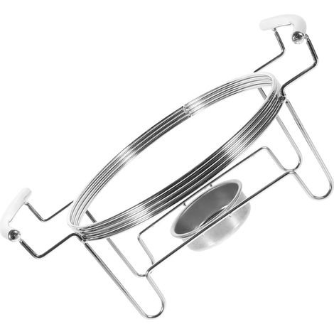 Fornello da campeggio portatile in acciaio inossidabile spesso per cucinare all'aperto, design compatto con fiamma, base stabile per uso esterno