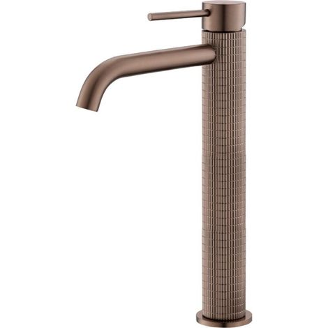 Rose gold bathroom sink faucet (1/4)