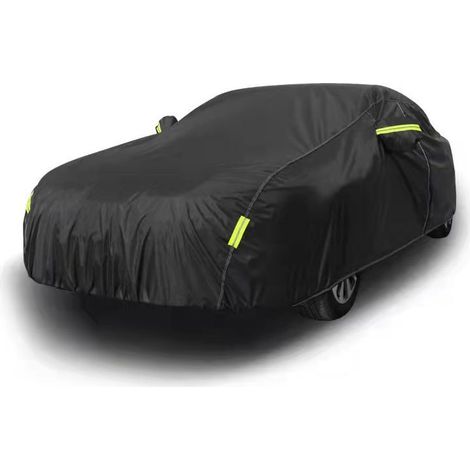 Taille L ( 480X175X120CM) Housse / bâche de voiture imperméable, respirante, anti UV et résistante à la poussière et à la neige, avec boucle fixe et bande réfléchissante (1/5)
