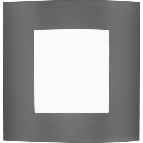 Merano Coral Applique Salle de Bain Gris Foncé Aluminium Blanc LED E27 IP44
