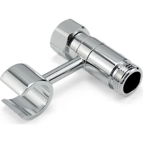 Buse de bidet rotative à 360 degrés en cuivre, douchette, raccord de robinet en laiton, support de douche, accessoires de salle de bain (chrome) (1/5)
