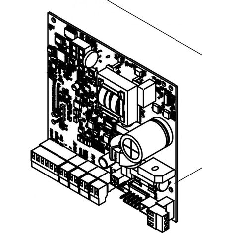 E734 - Platine Electronique. Piece Detachee Pour Gamma Kit, C734 FAAC