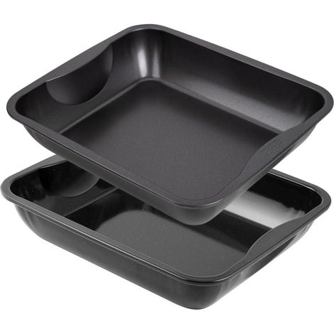 Lot de 2 plats à four XXL rectangles 40 x 24 cm Zenker Special Cooking