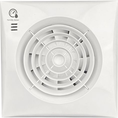 Ventilateur de salle de bain NORTADA HOKURO ORU WP-100 H, hygrostat, minuterie, blanc (1/5)