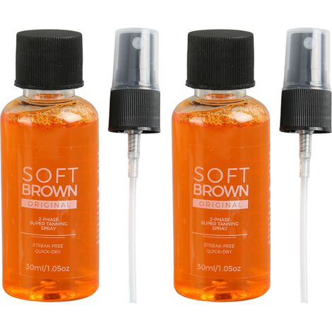 2Pcs Spray Auto-bronzant Séchage Rapide 3 Min, Huile Bronzante Homogène et Sûre (1/5)