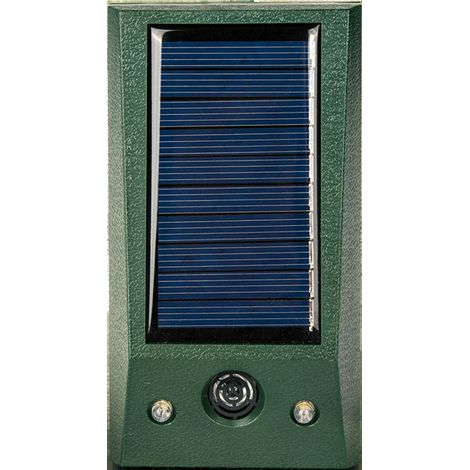 Répulsif à rongeurs ultrasonique rechargeable à énergie solaire, répulsif à loups étanche avec lumière LED clignotante (1/5)